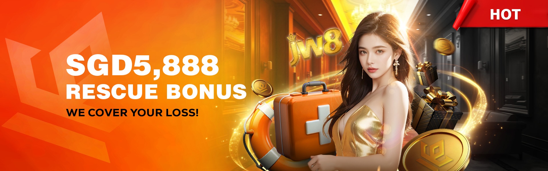 Jw8 Singapore Will Cover Your Loss! Get Sgd5,888 Rescue Bonus